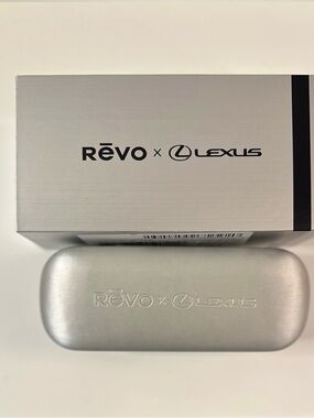 Revo Men’s Black Metal Frame Sunglasses with Gray Lenses